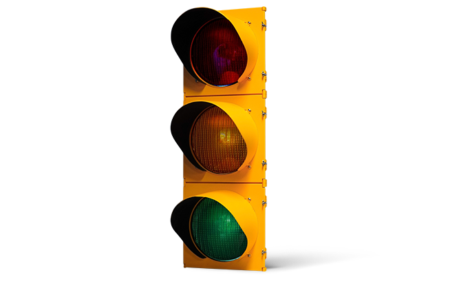 8-12 inch aluminum traffic signal